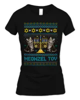 Meowzel Tov Chanukah Jewish Cat Owner Ugly Hanukkah 105