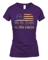 We The People Ultra Maga US Flag  Vintage Shirt