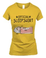 Official Sleep Shirt - Dog Cat Personalized QTCAT310123PET3