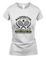 BADMINTONis Like Ballet Dancing Shirt, Badminton Shirt,Badminton T-shirt,Funny Badminton Shirt, Badminton Gift,Sport Shirt