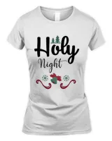 Holy Night Merry Christmas, Men's & Women's Merry Christmas Shirt