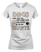 dogs come into our lives and leave pawprints on our hearts