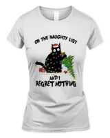 Black Cat Kitty On The Naughty List And I Regret Nothing Kitten Cat