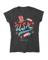 4th of July Independence Day USA American Patriotic T-Shirt