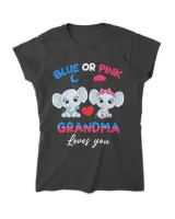 boy or girl grandma loves you elephant baby gender reveal