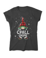 Chill Gnome Buffalo Plaid Matching Family Christmas Pajama