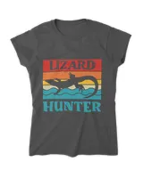 Lizard Lover Hunter Tshirt Mens Womens Funny Reptile Lover