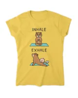 Yoga Inhale Exhale Chow Chow Dog