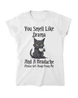 Funny Cat You Smell Like Drama and a Headache Sweatshirt