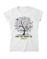 One Cat Short of Crazy - Crazy Cat Lady - Cats in a Tree HOC300323A14