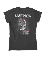 Skull America Love It Or Leave It