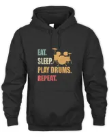 Drums Drummer Eat Sleep Play Drums Repeat Funny Drumming Lover Drum Player Drums