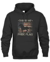 pride flag usa Horse