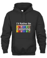 Adult Coloring Book Gift Id Rather Be Coloring Color Pencil