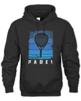 Vintage Paddle Racket Sport Pádel Player Padel Tennis