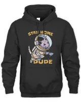 Funny Cat Astronaut Space Shirt+