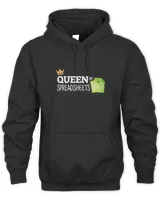 Queen of Spreadsheets  Spreadsheet Microsoft Excel and Google Sheets T-Shirt