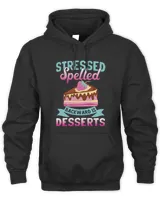 Stressed Spelled Backward Is Desserts Snack Baking Cake Shirt T-Shirt