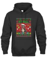 Pit Bull Christmas Woof Santa Pit Bull Lover Owner Family 41