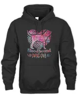 Womens Bloodhound Mom V-Neck T-Shirt Copy