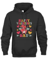 Happy Valentines Day Dinosaur Heart Love Groovy