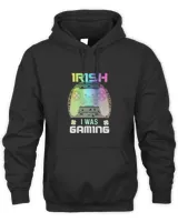 St Patricks day boys kids gamer Shamrock Irish I Was Gaming