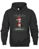 Beagle Ugly Sweater ALL I WANT FOR CHRISTMAS IS MY BEAGLE Pajama 224 Dog Lover