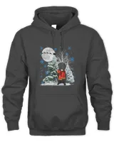 FlatCoated Retriever Under Moonlight Snow Christmas Pajama 129