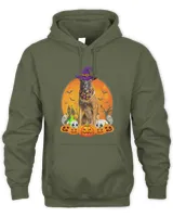 Belgian Malinois Witch Pumpkin Halloween Dog Lover Funny 417