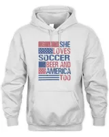 She Loves Soccer Beer And America Too