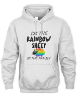Cute Pride Tee LGBTQ Sassy Rainbow Sheep of the family 89