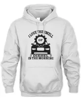funny trucker design I Love the Smell of Diesel in the Morning valentines day gift for a trucker truck driver T-Shirt