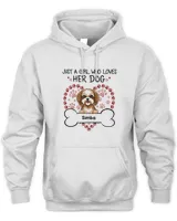 Girl Loves Dog Paws Heart HOD050223D3