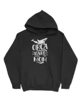 Womens Orcaward Mom Humor Awkward Orca Orcas Mother Mommy Mama V-neck T-shirt