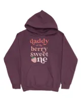 Daddy of the Berry Sweet One Strawberry First Birthday 1st