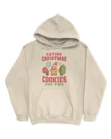 Eating Christmas Cookies For Two - Pregnancy Announcement Sweatshirt
