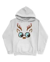 Christmas Shirt - Cute Reindeer Face, Great shirt for Christmas (7)