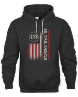 Womens Ultra Maga US Flag Proud Ultra Maga162 T-Shirt