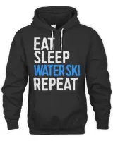 Eat Sleep Water Ski Repeat T-Shirt Water Skiing Gift