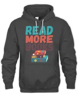 Read More Books Book Worm Reading T-Shirt