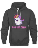 Boo Boo Crew Kawaii Cute Unicorn Dressed as Ghost99 T-Shirt