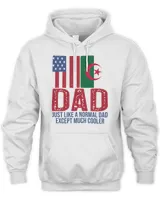 Official American Algerian Flag For Algeria Dad791  T-Shirt
