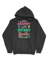 Granny Of The Birthday Sweetie Ice Cream Bday Party Grandma T-Shirt - Mothers Day Shirts For Grandma
