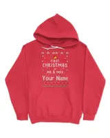 Personalize Our First Christmas  Sweatshirt