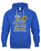 I'm A May Sunflower Girl Queen Born On May T-Shirt