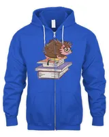 Hedgehog Book Nerd Literary Reading Hedgehogs Book Lover120 Book Reader