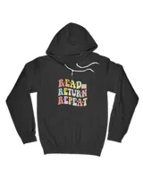 Groovy Read Return Repeat Librarian Funny Library Book Lover