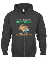 I Just Want To Read Books And Pet My Bearded Dragon Bookworm