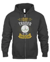 Day Trader To The Moon Candlestick Bar Graph Forex Futures 1