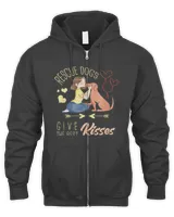 Vintage Rescue Dogs Give The Best Kisses Adopted Dog Lovers T-Shirt